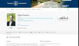 
							         Krijn Pansters — Tilburg University Research Portal								  
							    