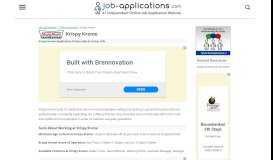 
							         Krispy Kreme Application, Jobs & Careers Online - Job-Applications ...								  
							    