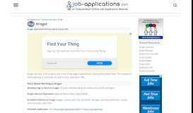 
							         Kroger Application, Jobs & Careers Online								  
							    