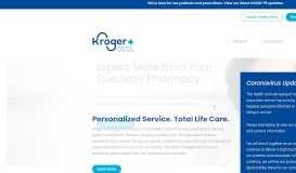 
							         Kroger Specialty Pharmacy | Personalized service. Total life care.								  
							    