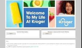 
							         Kroger | Welcome								  
							    