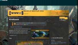 
							         Krokuun | WoWWiki | FANDOM powered by Wikia								  
							    