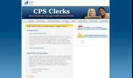 
							         Kronos - Chicago Public Schools - News Portal for Clerks								  
							    