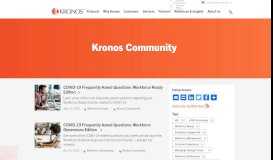 
							         Kronos Community | Kronos								  
							    
