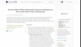 
							         Kronos Helps YMCAs Nationwide Empower Employees to ...								  
							    