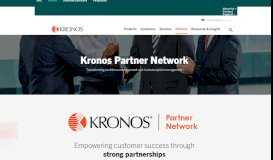 
							         Kronos Partner Network | Kronos								  
							    