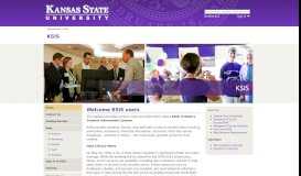 
							         KSIS K-State Student Information System								  
							    