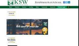 
							         KSW Federal Credit Union | Belfast & Waterville, ME								  
							    