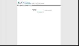 
							         KSW Portal								  
							    