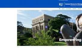 
							         KU Human Resources - The University of Kansas								  
							    