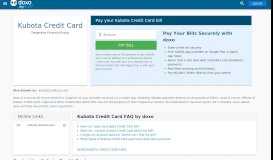
							         Kubota Credit Card | Pay Your Bill Online | doxo.com								  
							    