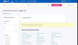 
							         Kuehne + Nagel Ltd jobs - reed.co.uk								  
							    