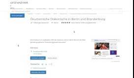 
							         Ökumenische Diakonische in Berlin und Brandenburg - Onlinestreet								  
							    
