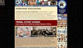 
							         KUMEYAAY EDUCATION DEPARTMENT Diegueno Native American ...								  
							    