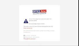 
							         Kundenfreundlicher Service bei Office-Partner.de | OFFICE Partner								  
							    