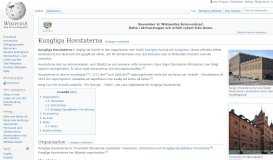 
							         Kungliga Hovstaterna – Wikipedia								  
							    