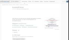 
							         Kunststoff-Portal: Online-Portale, Polymere & Verzeichnisse und ...								  
							    