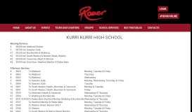 
							         Kurri Kurri High School - Rover Coaches								  
							    
