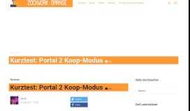 
							         Kurztest: Portal 2 Koop-Modus - Zockwork Orange								  
							    