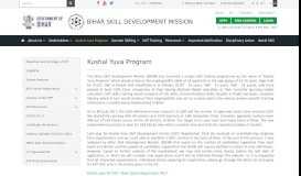 
							         Kushal Yuva Program - Bihar Skill Development Mission								  
							    