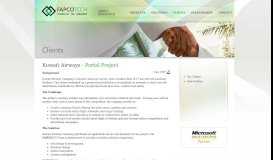 
							         Kuwait - FAPCO - Internet Services & Solutions - Kuwait Airways								  
							    