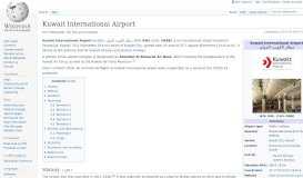 
							         Kuwait International Airport - Wikipedia								  
							    