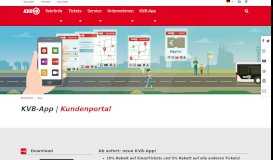 
							         KVB-App | Route planen, Tickets kaufen, KVB-Rad & Carsharing Köln								  
							    