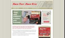 
							         Kwik Trip Fleet Fuel Card Programs								  
							    