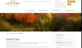
							         KwikNET FAQs - Ledyard National Bank								  
							    
