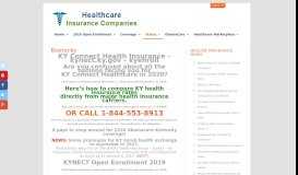 
							         KY Connect Health Insurance | KYCONNECT | KYNECT Open ...								  
							    