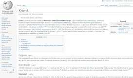 
							         Kynect - Wikipedia								  
							    