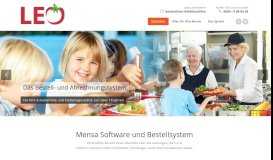 
							         L-E-O - Mensa Software und Bestellsystem - Für Schule, Stadt, Caterer ...								  
							    