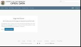 
							         LA County GIS Data Portal | LAC Open Data								  
							    
