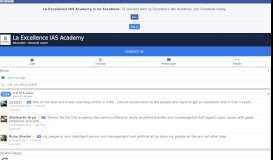 
							         La Excellence IAS Academy - Home | Facebook								  
							    