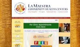 
							         La Maestra Community Health Centers								  
							    