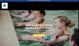 
							         La Petite Baleen Swim Schools | San Francisco Peninsula								  
							    