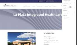 
							         La Plata Integrated Healthcare - Axis Health System								  
							    