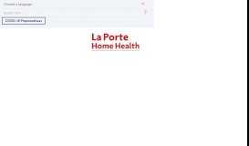 
							         La Porte Home Health | LHC Group								  
							    