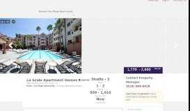 
							         La Scala Apartment Homes Apartments San Diego, CA - Abodo								  
							    