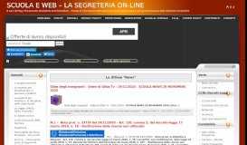 
							         La Segreteria on-line: Scuola e Web								  
							    