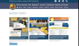 
							         LA Unified's Division of Adult and Career Education								  
							    