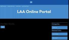 
							         LAA Online Portal - Spire Barristers								  
							    