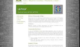 
							         Lab Portal - RCM Enterprise Services								  
							    