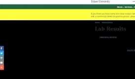 
							         Lab Results | Campus Health | Tulane University								  
							    