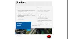 
							         LabCorp Benefits Enrollment System								  
							    