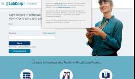 
							         LabCorp Patient Portal								  
							    