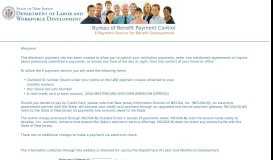 
							         Labor Overpayment of Claims Payment Service Login								  
							    