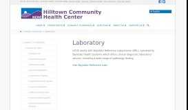 
							         Laboratory - Hilltown Community Health Center								  
							    