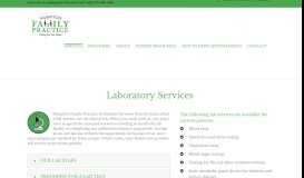 
							         Laboratory Services - Hampton Family Practice								  
							    
