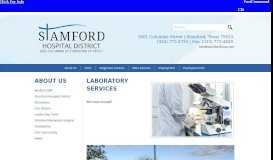 
							         Laboratory - Stamford Memorial Hospital								  
							    